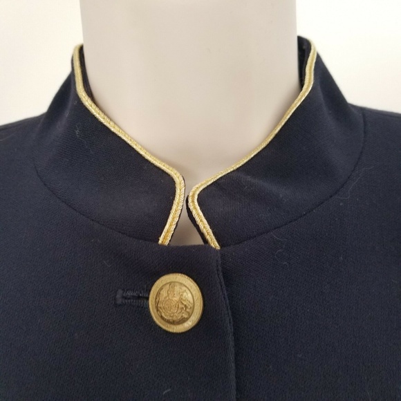 Liz Claiborne Captains Navy Blue Jacket Petite - Picture 2 of 8
